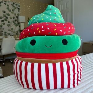 Squishmallow Kellytoy Chantal the Cupcake 18” Christmas Plush Toy